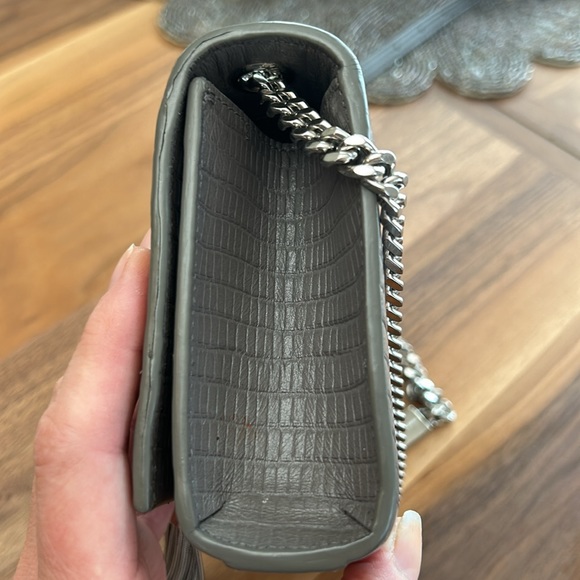 Saint Laurent Small Kat Croc
Embossed Crossbody - Picture 6 of 14